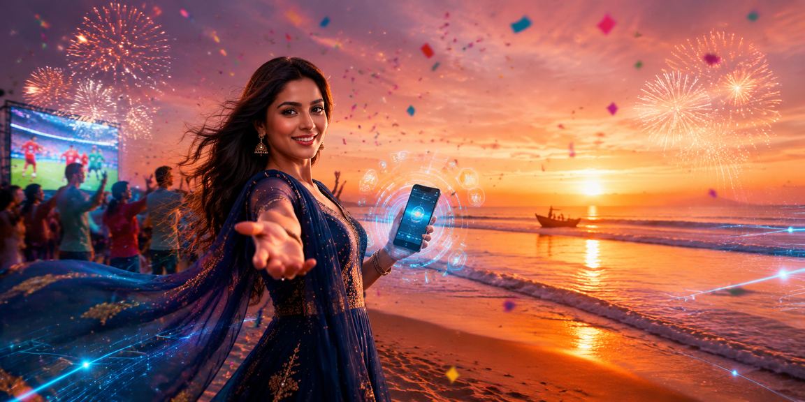 A member enjoying 8777bet in a lively beachside setting in Cox's Bazar